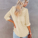Zeagoo Long Sleeve Button Up Shirt Summer Sheer Tulle Top for Women Casual Loose Business Casual 2026 | Under