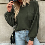 Zeagoo Long Sleeve Backless Hollow Knit Sweater for Women Casual Work Office Loose Fit 2026 | Under