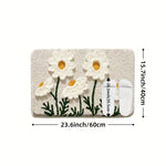 Plush Petal Bath Mat