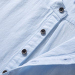 Stand Collar Casual Short Sleeve Shirt