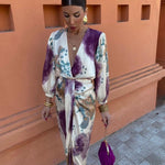Valeria | Dress with Crossover Neckline