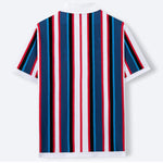 KZZ Men's Summer Casual Knitted Cardigan-Style Polo Shirt — Short Sleeve, Turn-down Collar, Striped