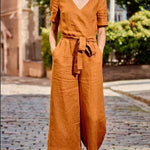 Romper Jumpsuit with Belt