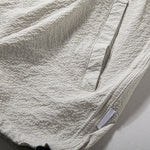 Textured Japanese Style Lapel Polo Shirt