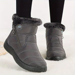 Women's Fuzzy Lined Slip-On Winter Boots