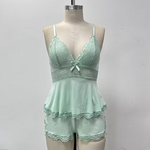 Women's Lace Trim Camisole & Shorts Set
