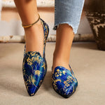 Women's Boho Pointed Toe Flats