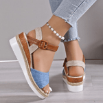 Daisy Wedge Sandals