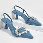 Delizia Denim Heels
