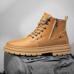 High Ankle Genuine Leather Boots