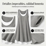 Carla | Two-piece sleeveless dress, loose and casual style