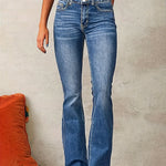 Ariane | Jean évasé taille haute stretch