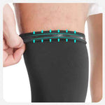Knee & Thigh Padded Compression Sports Sleeve with Honeycomb Protection