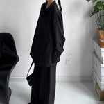 Heavy Diamond Craft Loose Casual Shirt