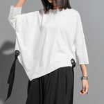 Casual Batwing Sleeve Web Shirt