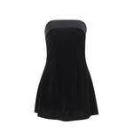 Jade Harrison | Velvet Strapless Mini Dress For Women