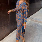 Isadora | Printed Midi Dress