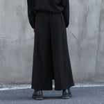 Casual Drapey Multi-piece Two-way Wide-leg Culottes