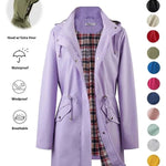Women's Lightweight Hooded Rain Jacket