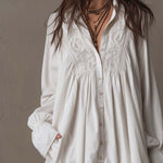 Lucia | Lace Detail Shirt Dress