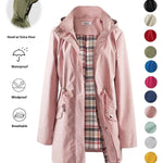 Women's Lightweight Hooded Rain Jacket