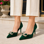 Giselle Velvet Pumps