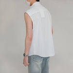 Summer Loose Textured Vest Shirt