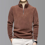 Men's Half Zip Long Sleeve Top