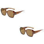 Polarised Round Cat-Eye Sunglasses