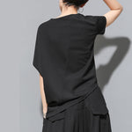 Irregular Loose Bat Sleeve T-shirt