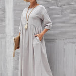 Women's Lantern Sleeve Summer Dress