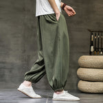 Ice Silk Loose Wide-leg Bloomers