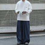 Japanese Embroidered Oversized Corduroy Pants