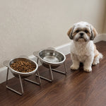 Adjustable Elevated Dog Bowl Stand