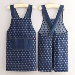 Cross-Back Denim Work Apron