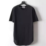 Loose Solid Color Crew Neck Thin T-shirt