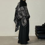 Warm Double-layer Knitted Shawl