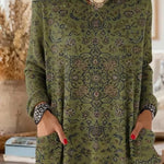 Lizzy | Retro Print Hooded Tunic