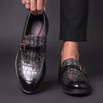 Gavino Croc Loafers