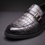 Gavino Croc Loafers