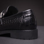 Gavino Croc Loafers