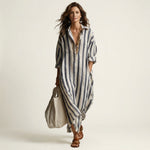 Carra | Robe Maxi Rayée