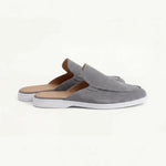 Yacht | Mocassino Aperto Camoscio — Grigio