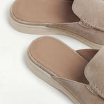 Yacht | Mocassino Aperto Camoscio — Beige