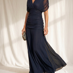 Avery | Robe Bleu Élégante
