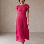 Luna | Elegant Long Dress with Tie Waist