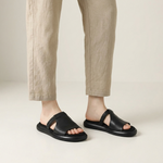Marsala Leather Flats