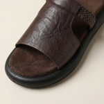 Marsala Leather Flats