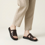 Marsala Leather Flats