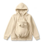 Women's Removable Pouch Fleece Hoodie